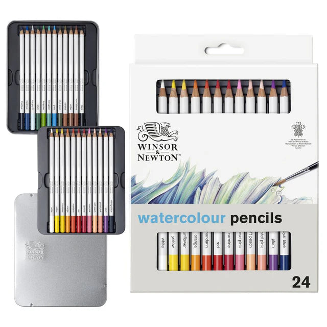 WN Studio Collection Watercolour Pencil Tin - 24pc