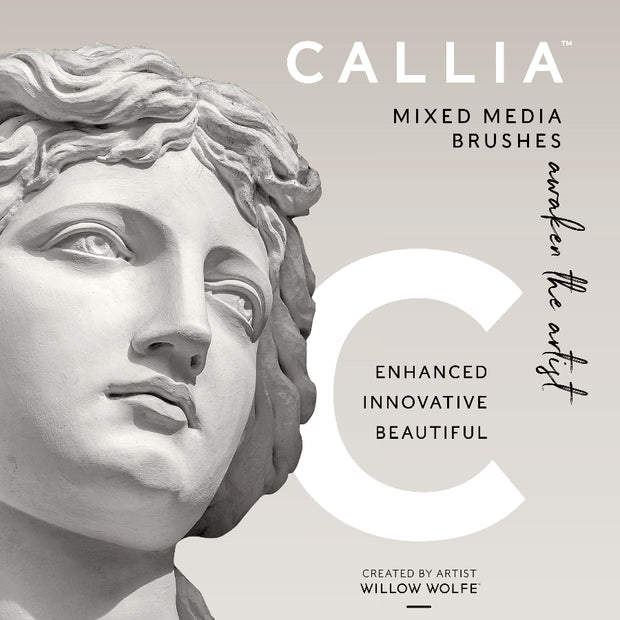 Callia® Script Liner, Synthetic Sable Artist Brushes: Willow Wolfe