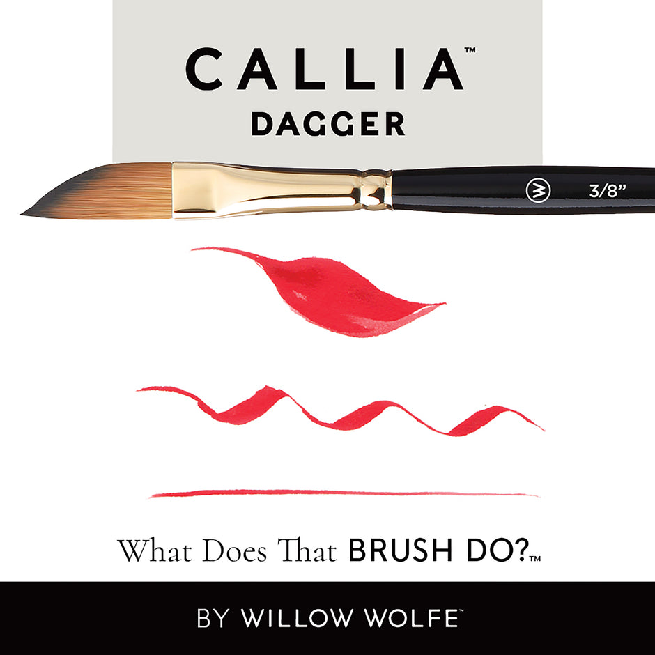 Callia® Dagger Synthetic Sable Artist Brush
