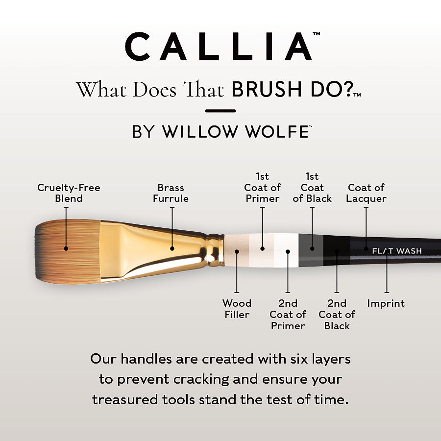 Callia® Mixed Media Brush Set Featuring Vic Hollins: Set No. 2100