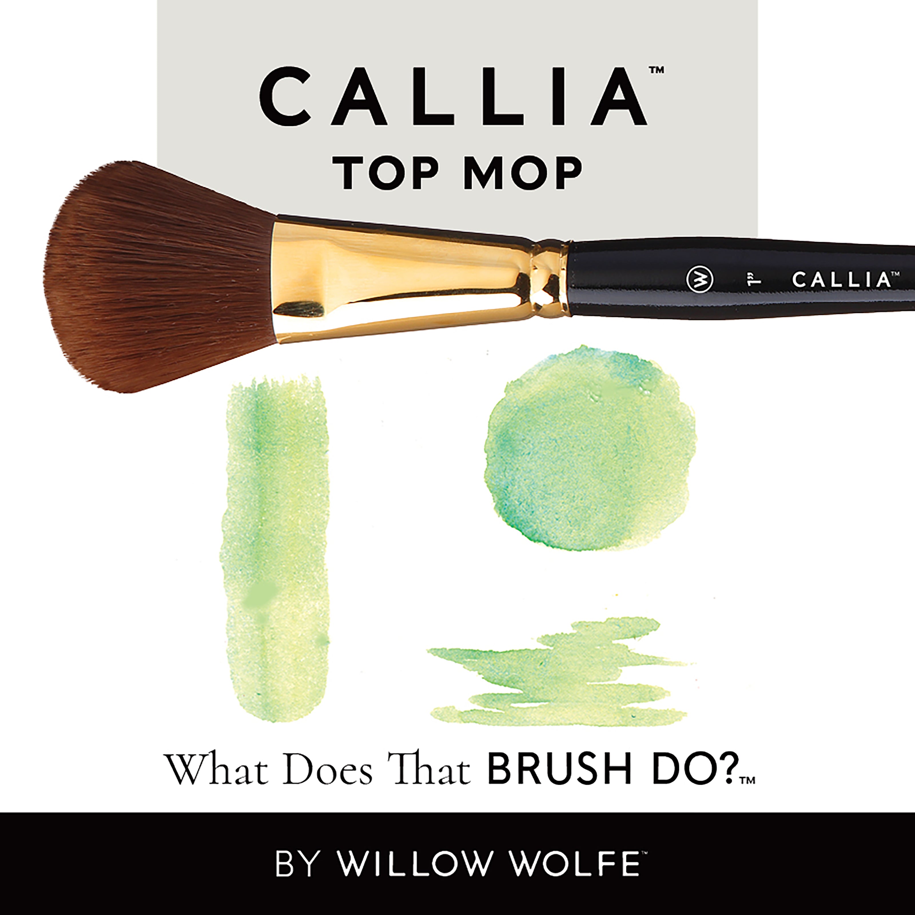 Callia® Top Mop Synthetic Wave Artist Brush