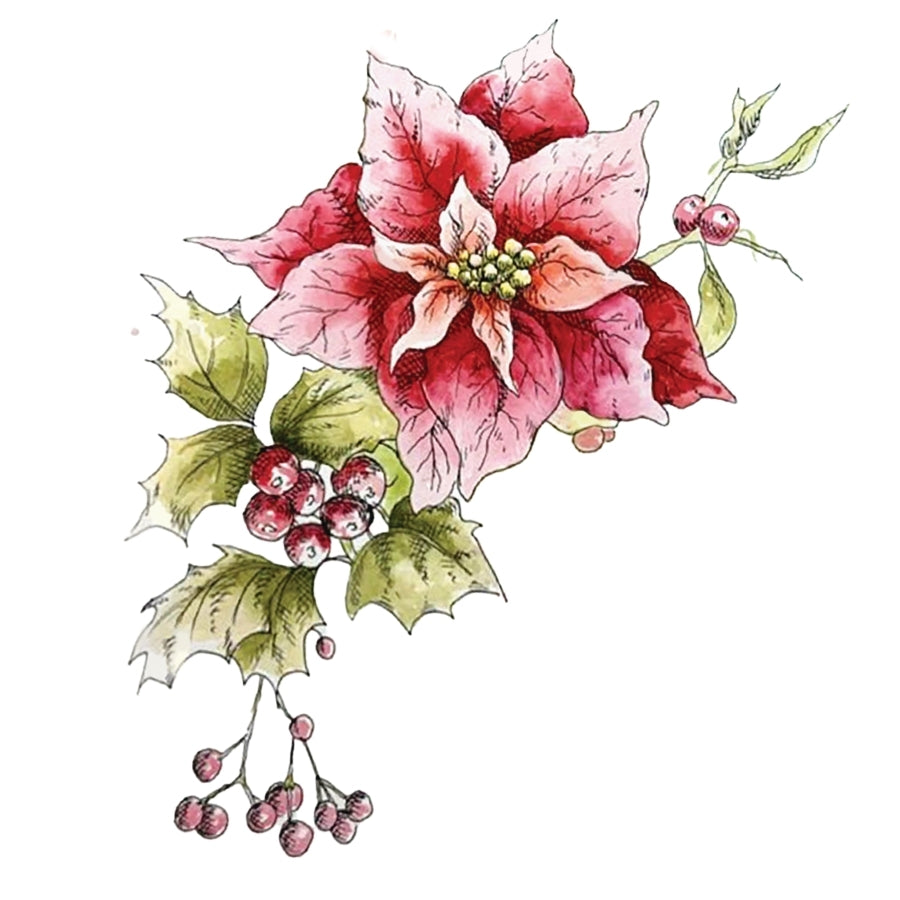 Happy Holidays Watercolor Workbook by Willow Wolfe