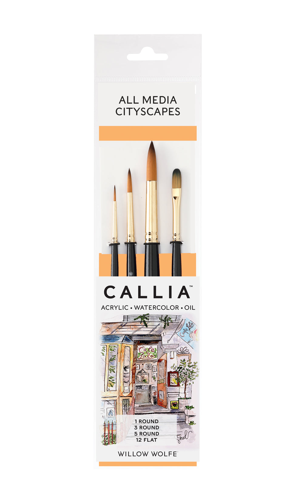 Callia® Cityscapes,  Synthetic Sable: Set 1400