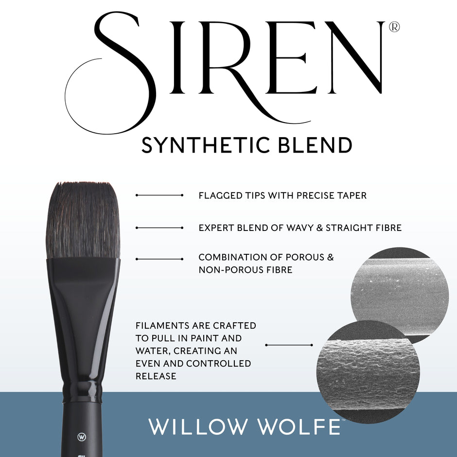 Siren® Script Liner Synthetic Squirrel Watercolor Brush