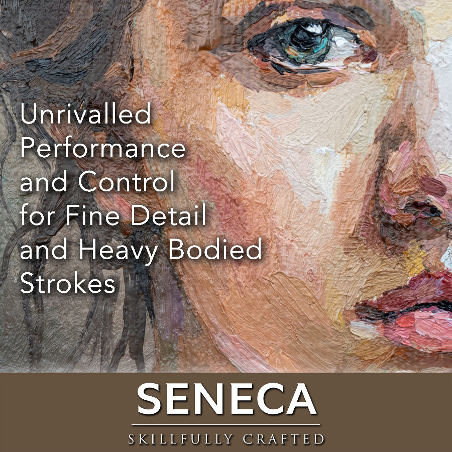 Seneca® Angle Shader Paint Brush, Synthetic Bristle