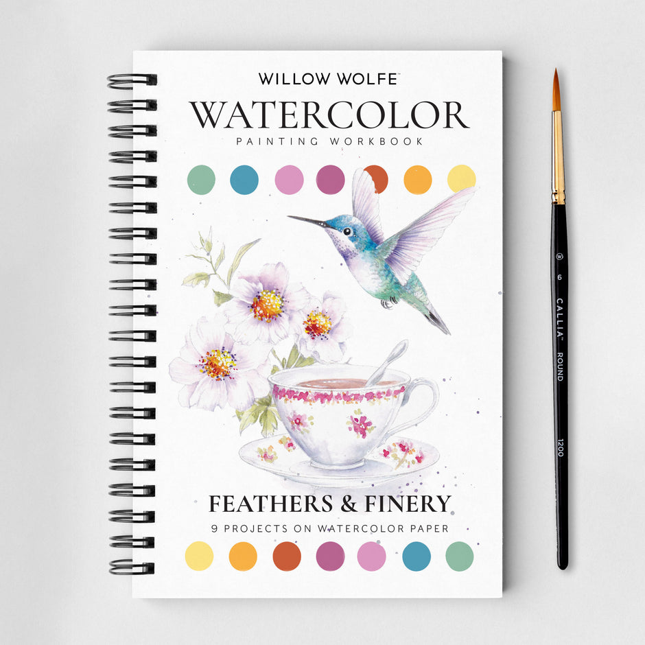 Feathers & Finery Watercolor Workbook