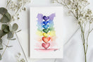 How to Paint Rainbow Hearts Valentine's Day Project - FREE 15 Minute Class