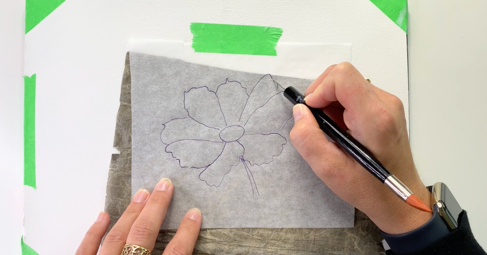 Transfer Paper Draw How To How to Trace Designs With Transfer Paper – Willow Wolfe Inc