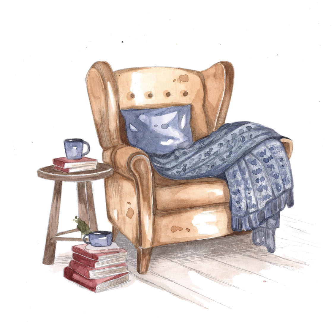 Winter Glow Watercolor Workbook By Nya Wolfe