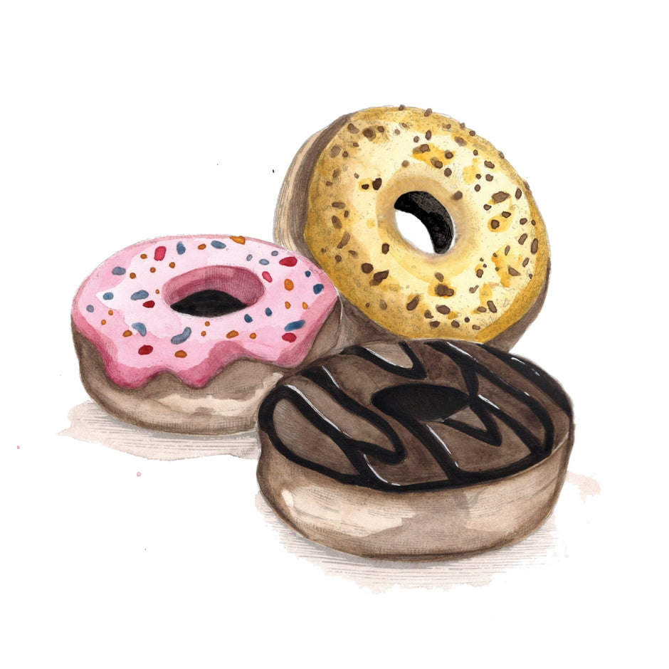 Sweet Treats Watercolor Workbook by Nya Wolfe