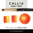 Callia® Moa Mop, Mixed Media Synthetic Wave Artist Brush