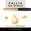 Callia® Peak Drybrush Synthetic Bristle Artist Brush