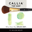 Callia® Top Mop Synthetic Wave Artist Brush