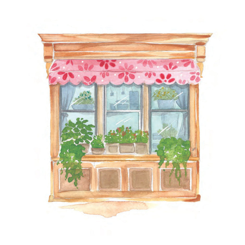 Cozy Cafés Watercolor Workbook by Nya Wolfe