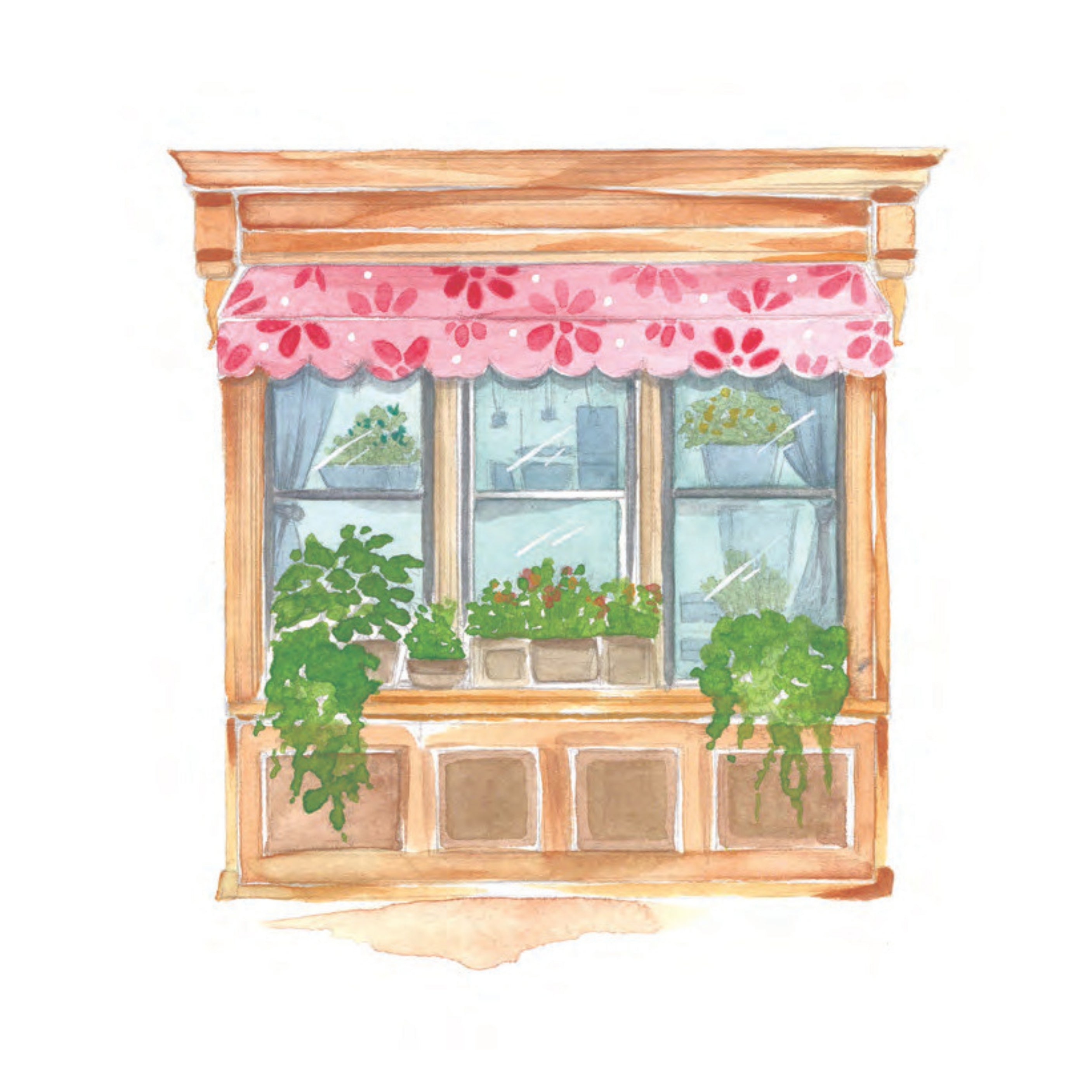 Cozy Cafés Watercolor Workbook by Nya Wolfe