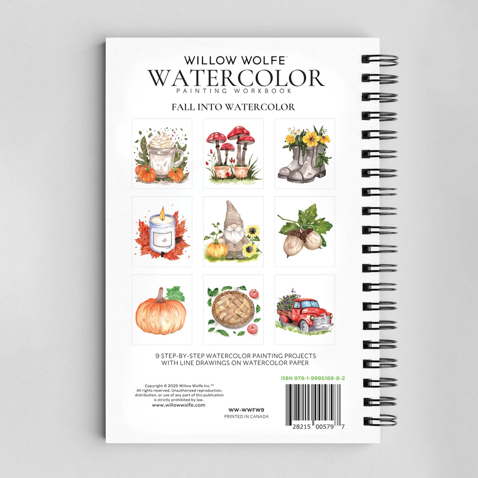 Fall Into Color Watercolor Workbook by Nya Wolfe