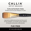 Callia® Flat Shapes Brush Set, Synthetic Sable: Set 700