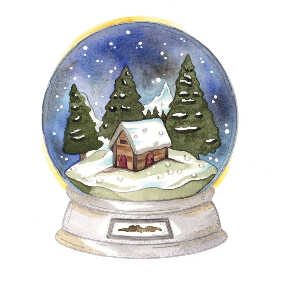 Winter Glow Watercolor Workbook By Nya Wolfe