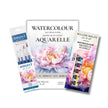 Watercolor Starter Bundle: Hot Press Watercolor Paper, Amavi Brush Set, Watercolor Paint Set