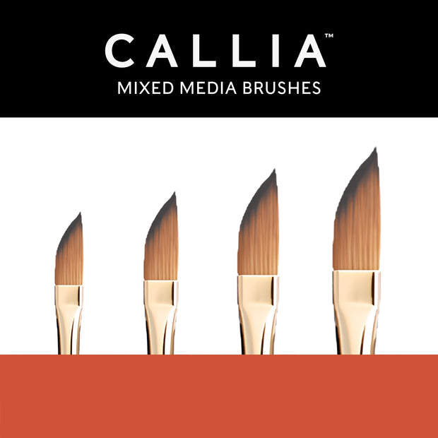 Callia® Dagger Brush Set, Synthetic Sable: Set 800