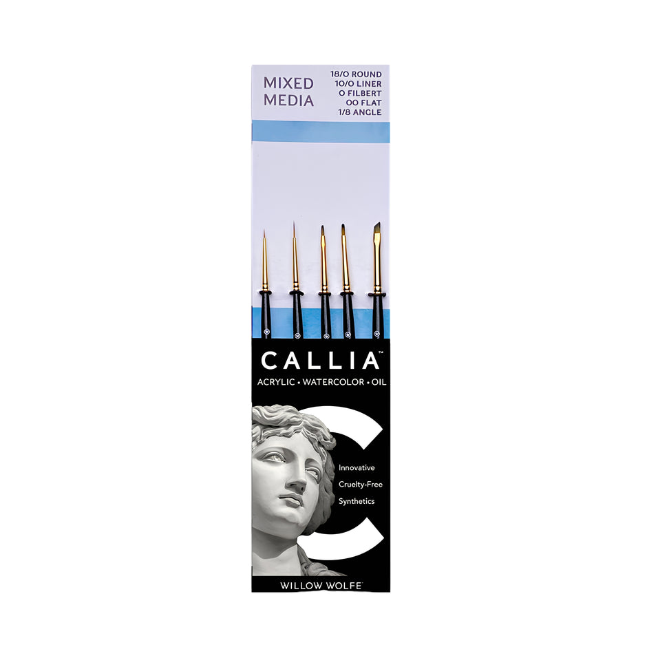 Callia® Detail Brush Set, Synthetic Sable: Set 400