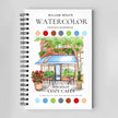 Cozy Cafés Watercolor Workbook by Nya Wolfe