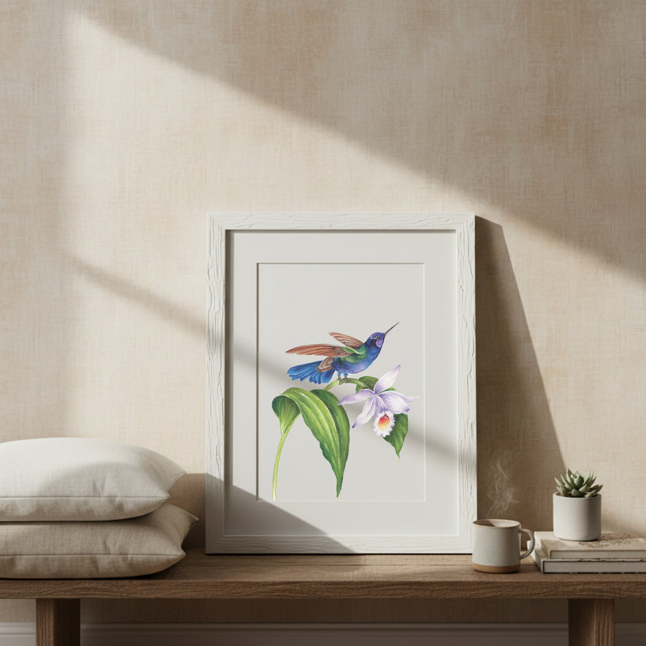 Vintage Hummingbirds Oil Workbook by Willow Wolfe - Limited Quantities