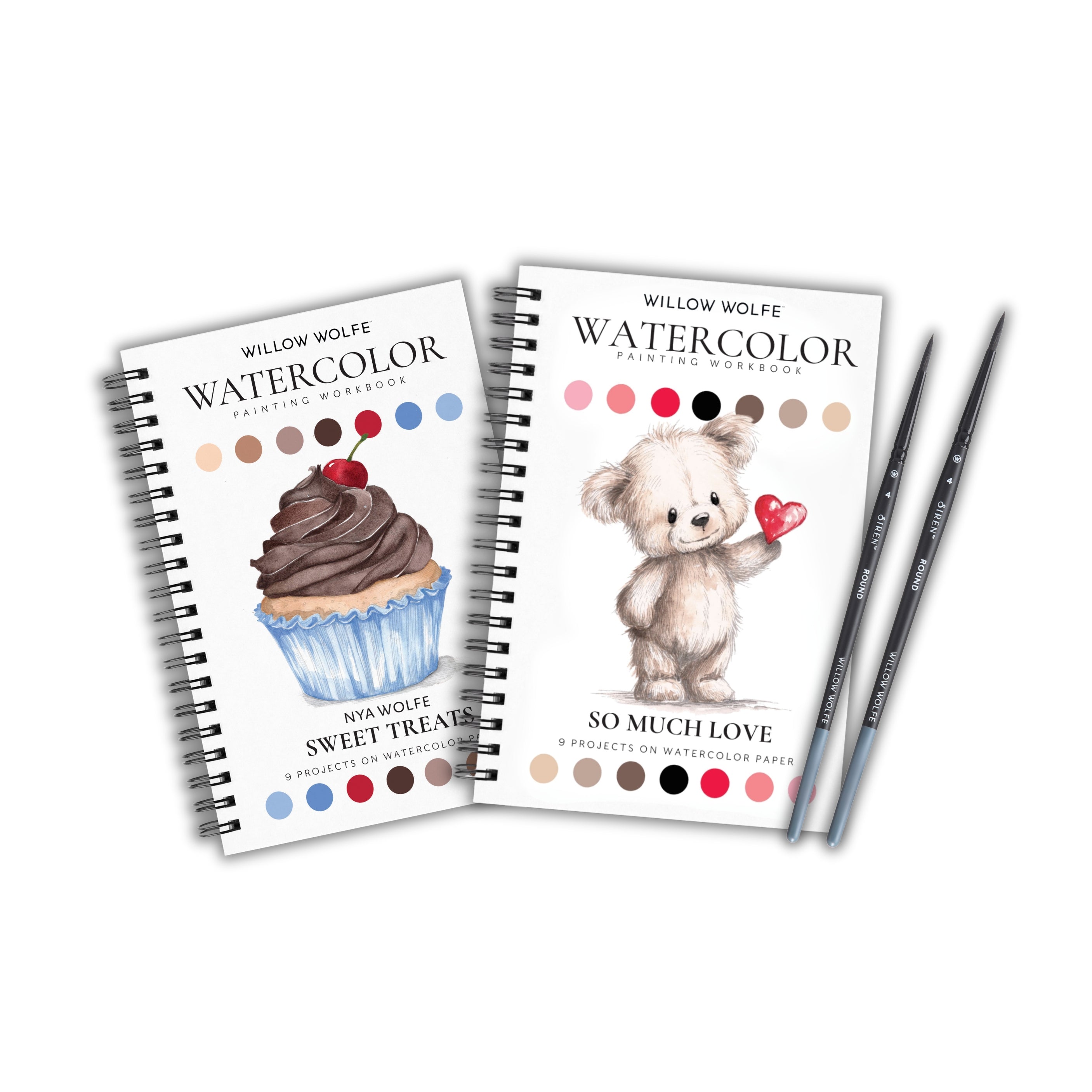 2 Books + Brushes Bundle