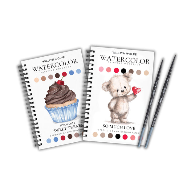 2 Books + Brushes Bundle