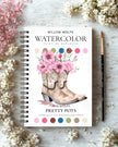 Pretty Pots Watercolor Workbook by Nya Wolfe