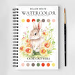 Cute Critters Watercolor Workbook by Willow Wolfe