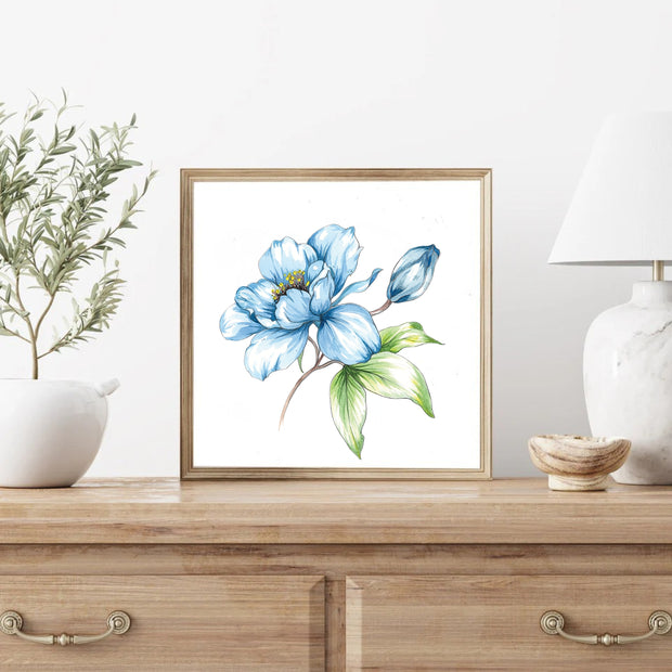 Bold Blue Peony Tutorial from Bold Florals