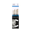 Callia® Flat Shapes Brush Set, Synthetic Sable: Set 700