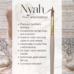 Nyah™ Dagger Synthetic Kolinsky Sable Artist Brushes: Willow Wolfe