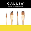 Callia® Mixed Media Starter Brush Set, Synthetic Sable: Set 100