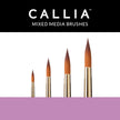Callia® Super Fine Round Brush Set, Synthetic Sable: Set 300