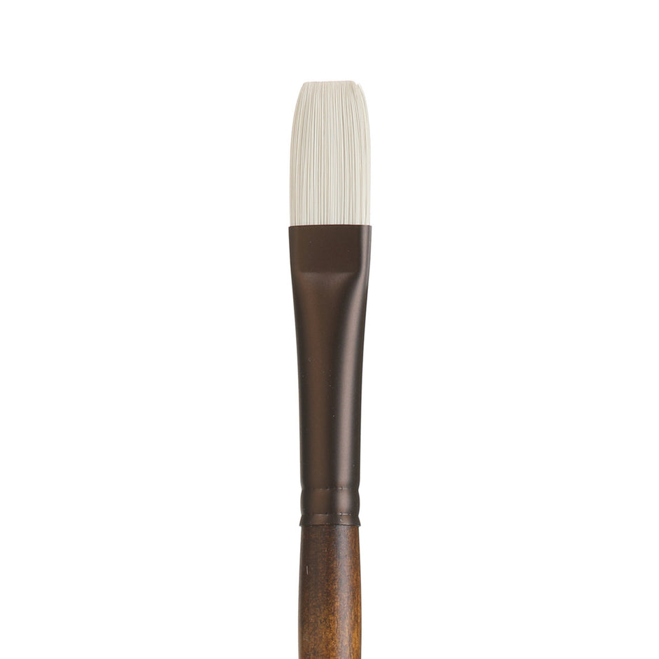 Seneca® Flat Premium Synthetic Bristle Paint Brush by Willow Wolfe