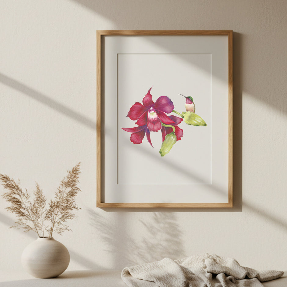 Vintage Hummingbirds Oil Workbook by Willow Wolfe - Limited Quantities