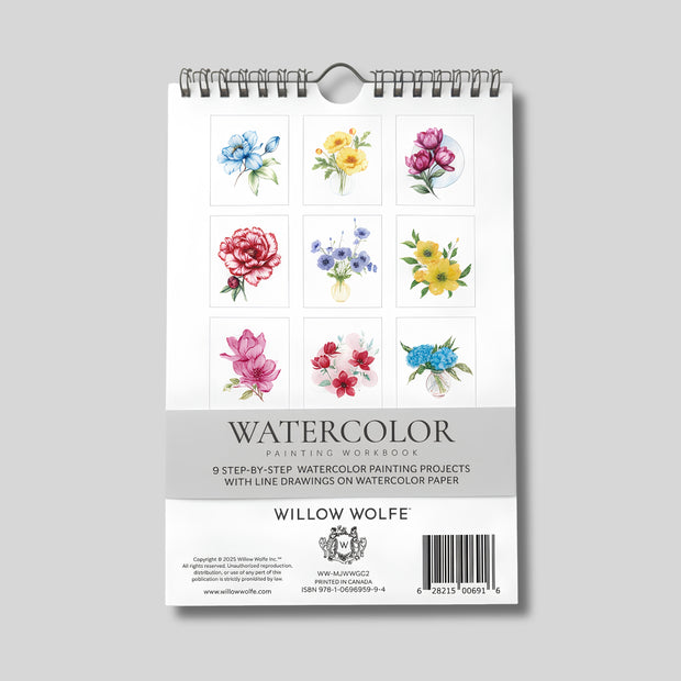 Bold Florals Workbook (Vertical Format)