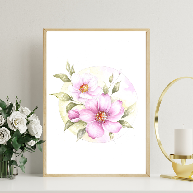 Wet-on-Dry Blended Blossoms with a Focus on Layering -TWS1
