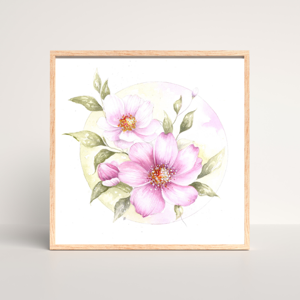 Wet-on-Dry Blended Blossoms with a Focus on Layering -TWS1
