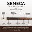 Seneca® Filbert Premium Synthetic Bristle Paint Brush by Willow Wolfe