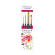 Callia® Watercolor Flowers Brush Set,  Synthetic Sable: Set 900