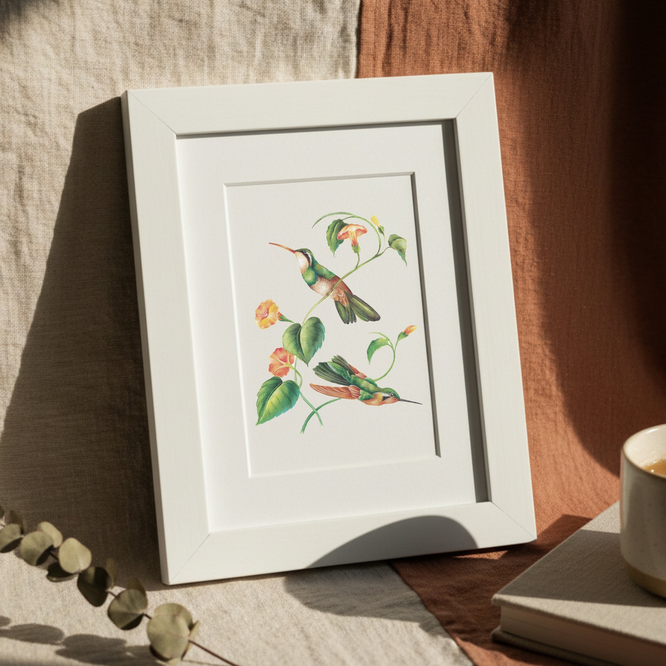 Vintage Hummingbirds Oil Workbook by Willow Wolfe - Limited Quantities