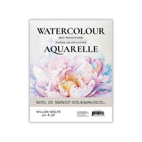 Hotpress Watercolour Paper: Premium 100% Cotton