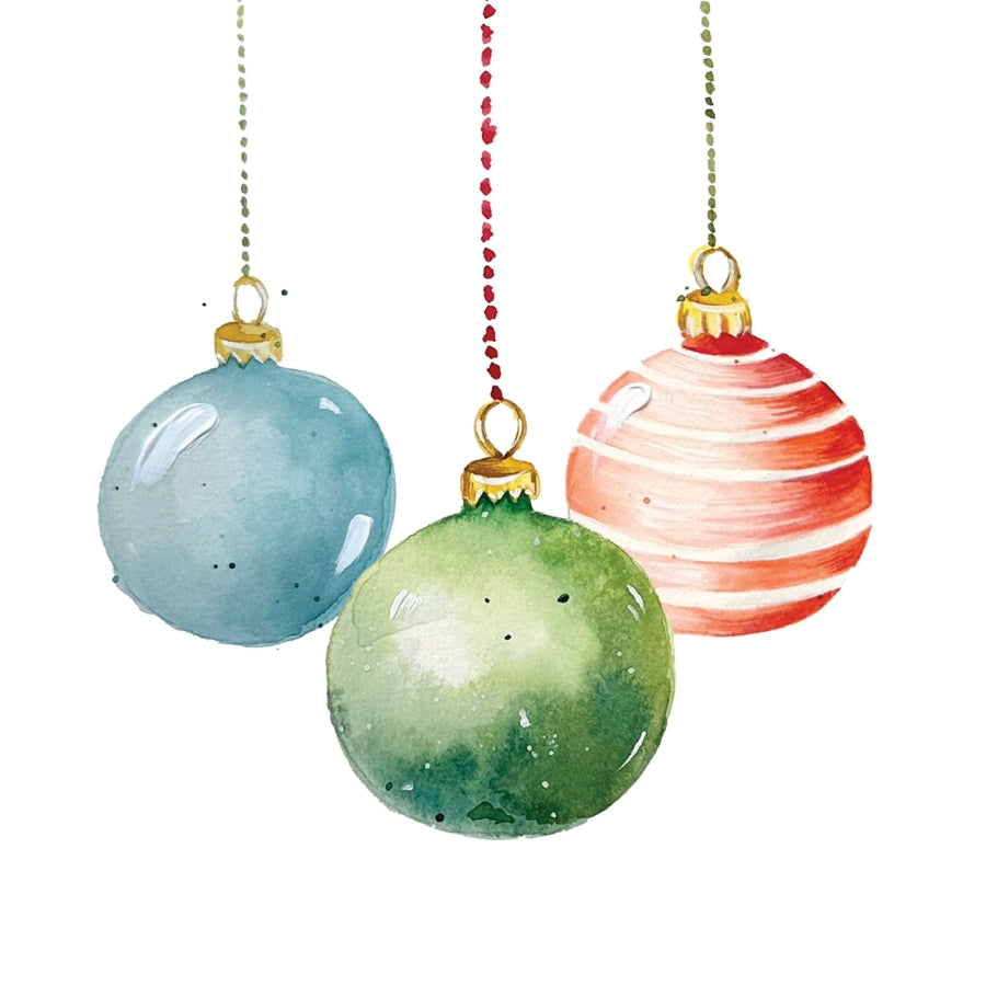 Happy Holidays Watercolor Workbook by Willow Wolfe