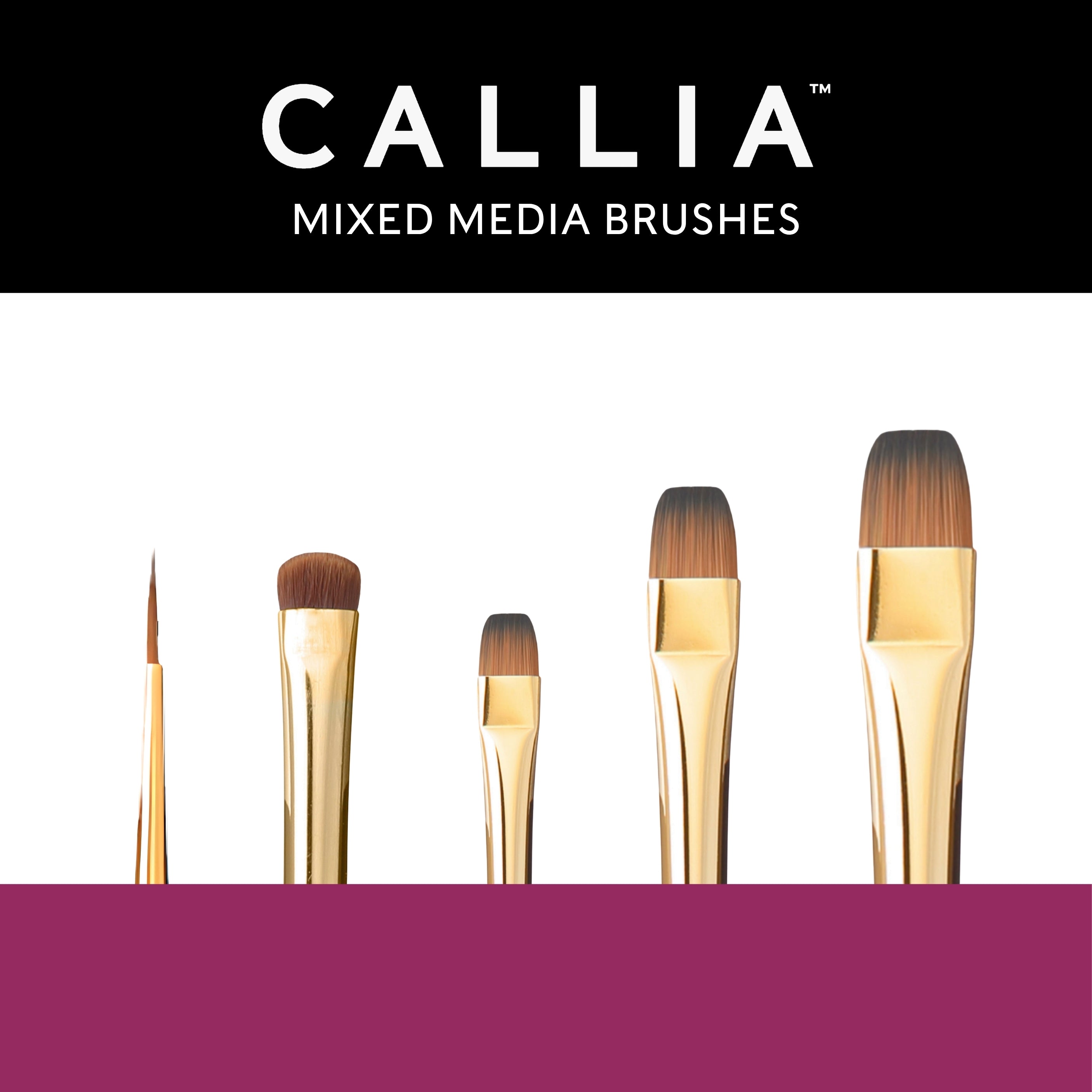 Callia® Blending Brush Set, Synthetic Sable: Set 500