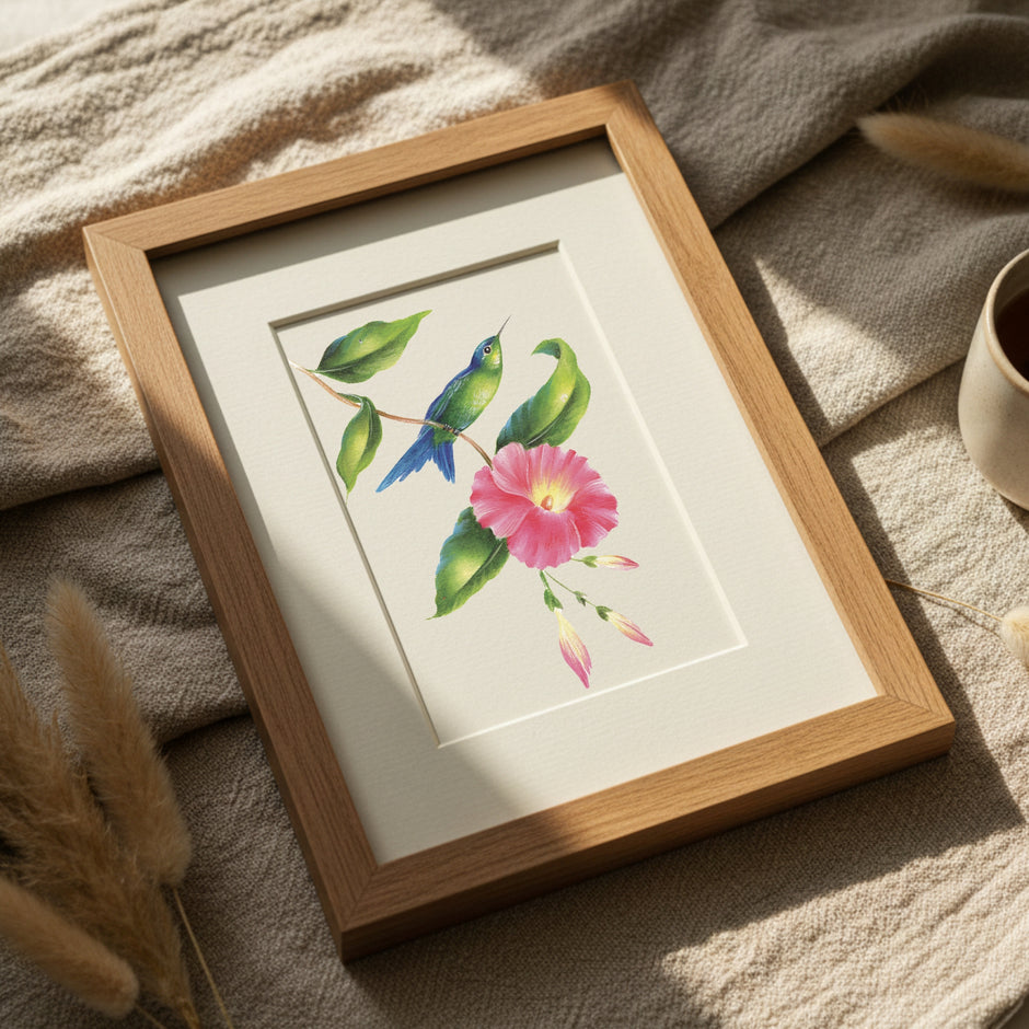 Vintage Hummingbirds Oil Workbook by Willow Wolfe - Limited Quantities