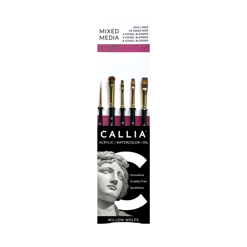 Callia® Blending Brush Set, Synthetic Sable: Set 500