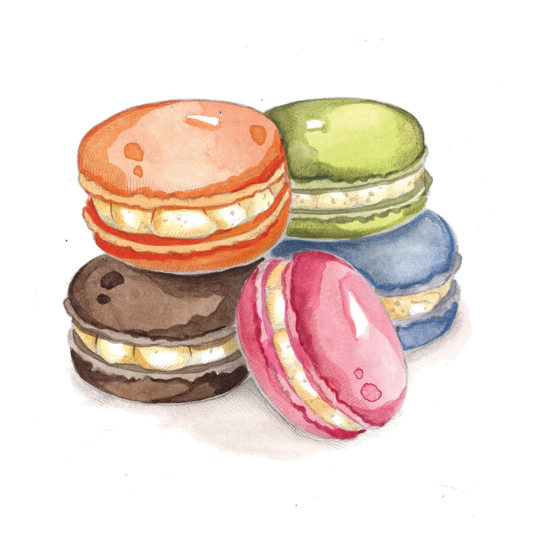 Sweet Treats Watercolor Workbook by Nya Wolfe